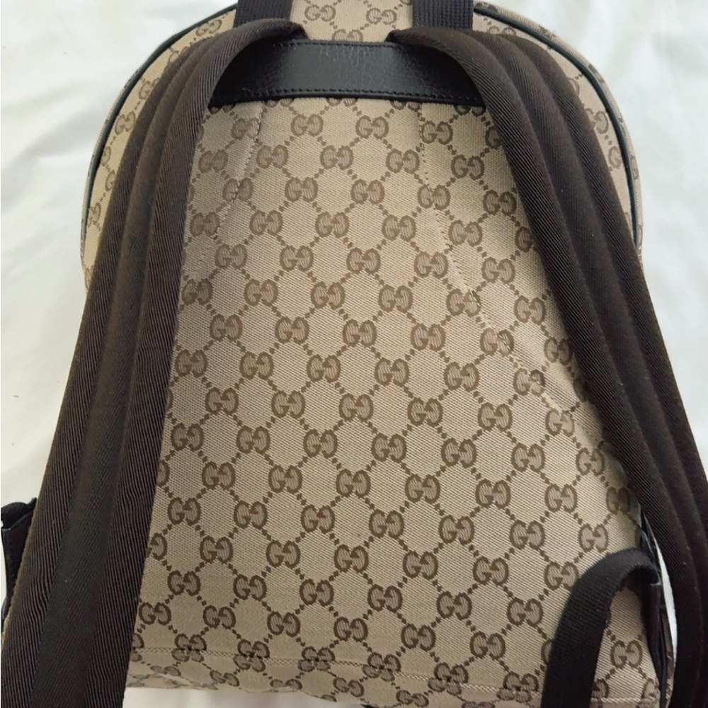 Gucci Beige and Brown Men's Backpack - Picture 2 of 9